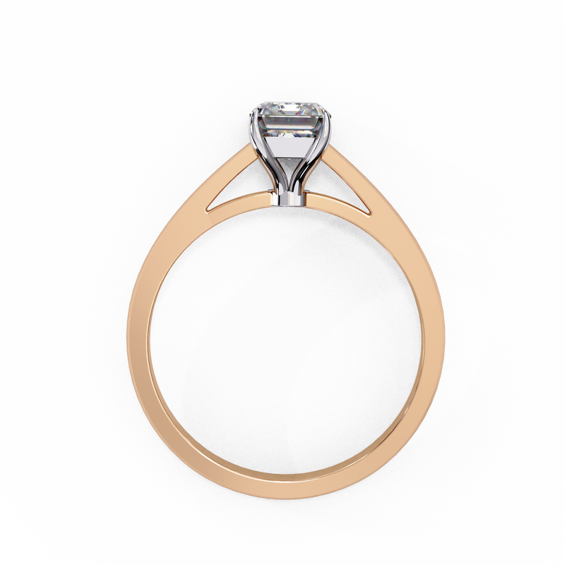 14k IGI certified emerald ring with E-F color VVS-VS clarity diamonds 35
