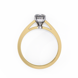 14k IGI certified emerald ring with E-F color VVS-VS clarity diamonds 35