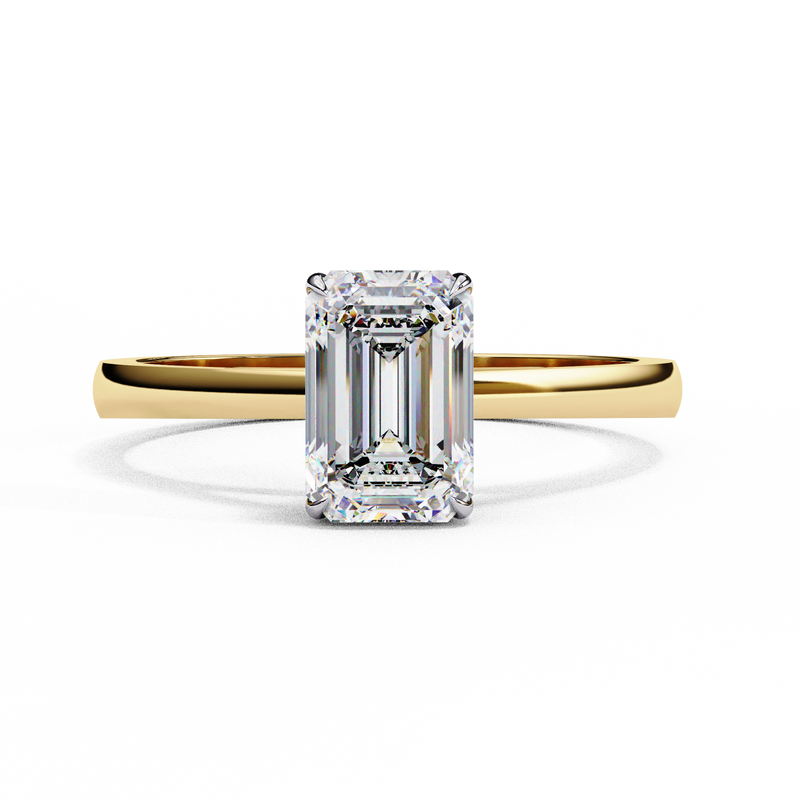 14k IGI certified emerald ring with E-F color VVS-VS clarity diamonds 35