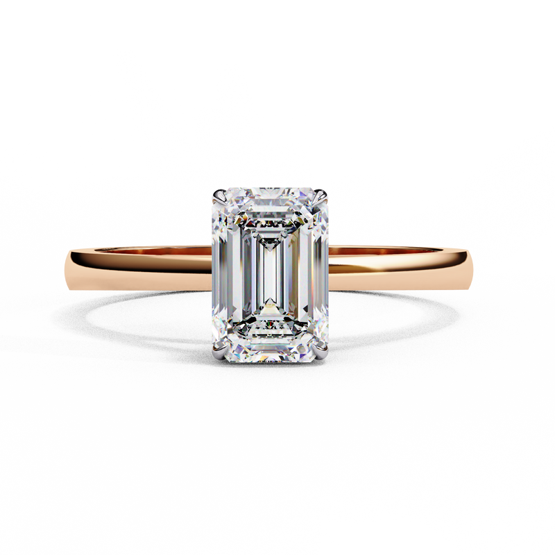 14k IGI certified emerald ring with E-F color VVS-VS clarity diamonds 35