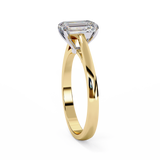 14k IGI certified emerald ring with E-F color VVS-VS clarity diamonds 35