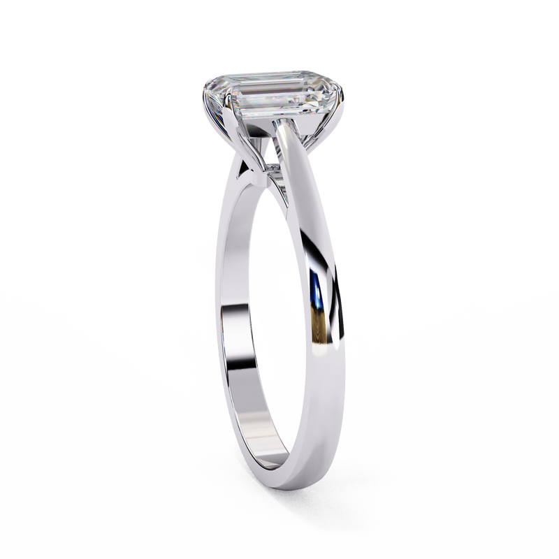 14k IGI certified emerald ring with E-F color VVS-VS clarity diamonds 35