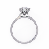 14k IGI certified round ring with E-F color VVS-VS clarity diamonds 38