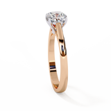 14k IGI certified cushion ring with E-F color VVS-VS clarity diamonds 46
