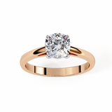 14k IGI certified cushion ring with E-F color VVS-VS clarity diamonds 46