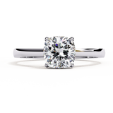 14k IGI certified cushion ring with E-F color VVS-VS clarity diamonds 46