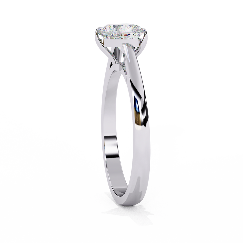 14k IGI certified heart ring with E-F color VVS-VS clarity diamonds 47
