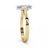 14k IGI certified marquise ring with E-F color VVS-VS clarity diamonds 48