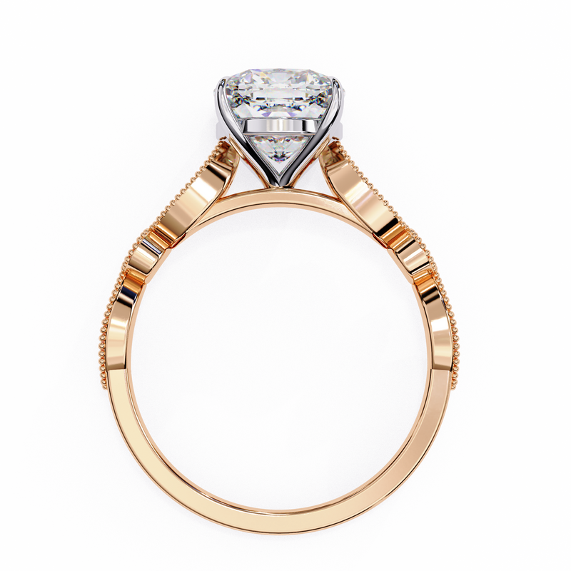 14k IGI certified cushion ring with E-F color VVS-VS clarity diamonds 64