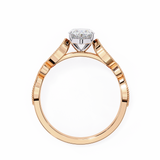 14k IGI certified marquise ring with E-F color VVS-VS clarity diamonds 67
