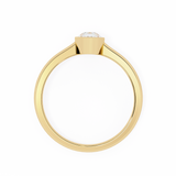 14k IGI certified pear ring with E-F color VVS-VS clarity diamonds 73