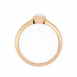14k IGI certified pear ring with E-F color VVS-VS clarity diamonds 73