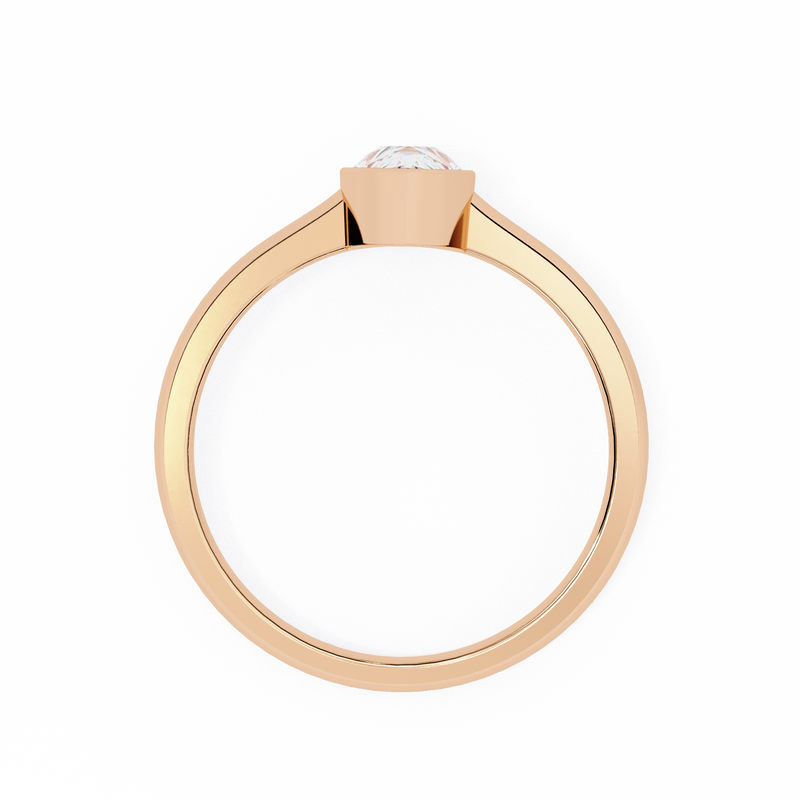 14k IGI certified pear ring with E-F color VVS-VS clarity diamonds 73