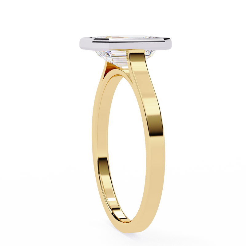 14k IGI certified emerald ring with E-F color VVS-VS clarity diamonds 74