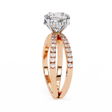 14k IGI certified cushion ring with E-F color VVS-VS clarity diamonds 81