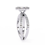 14k IGI certified marquise ring with E-F color VVS-VS clarity diamonds 84