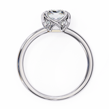 14k IGI certified emerald ring with E-F color VVS-VS clarity diamonds 97
