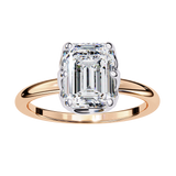 14k IGI certified emerald ring with E-F color VVS-VS clarity diamonds 97