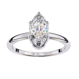 14k IGI certified marquise ring with E-F color VVS-VS clarity diamonds 101