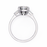14k IGI certified cushion ring with E-F color VVS-VS clarity diamonds 117