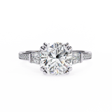 14k IGI certified cushion ring with E-F color VVS-VS clarity diamonds 117