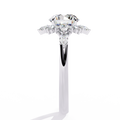 14k Gold Round Lab Grown Diamond Engagement Ring, E-F VVS-VS Round Brilliant Solitaire Ring