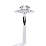 14k IGI certified round ring with E-F color VVS-VS clarity diamonds 182