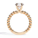 14k IGI certified round ring with E-F color VVS-VS clarity diamonds 185