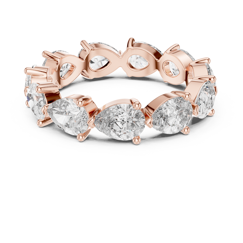 Ladies Ring DDLR-001@7 - Rose Gold - Image