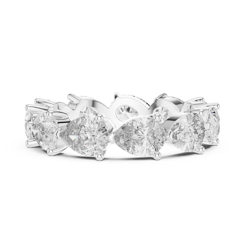 Ladies Ring DDLR-001@7 - White Gold - Image