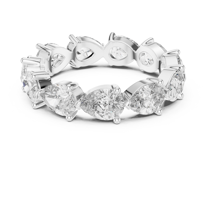 Ladies Ring DDLR-001@7 - White Gold - Image