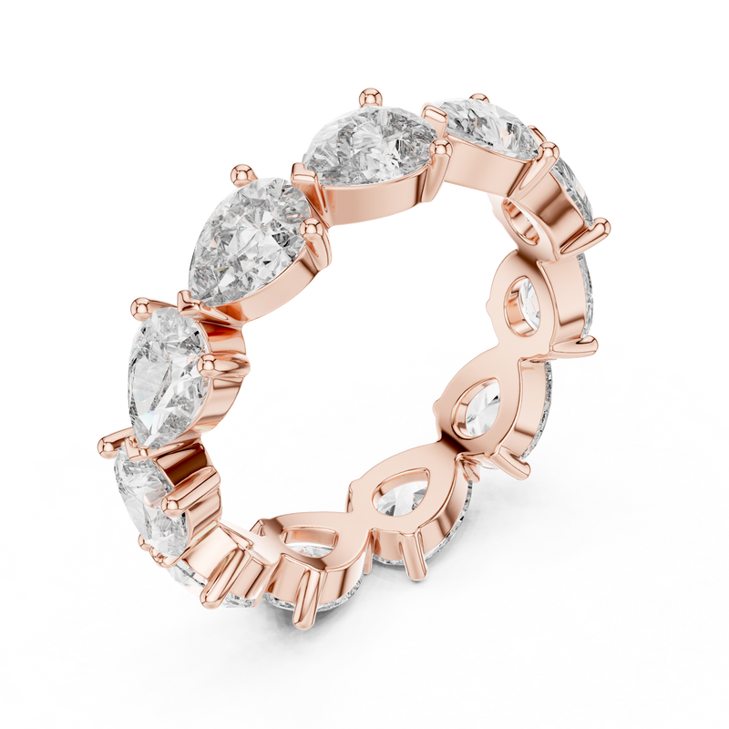 Ladies Ring DDLR-001@7 - Rose Gold - Image