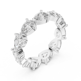 Ladies Ring DDLR-001@7 - White Gold - Image