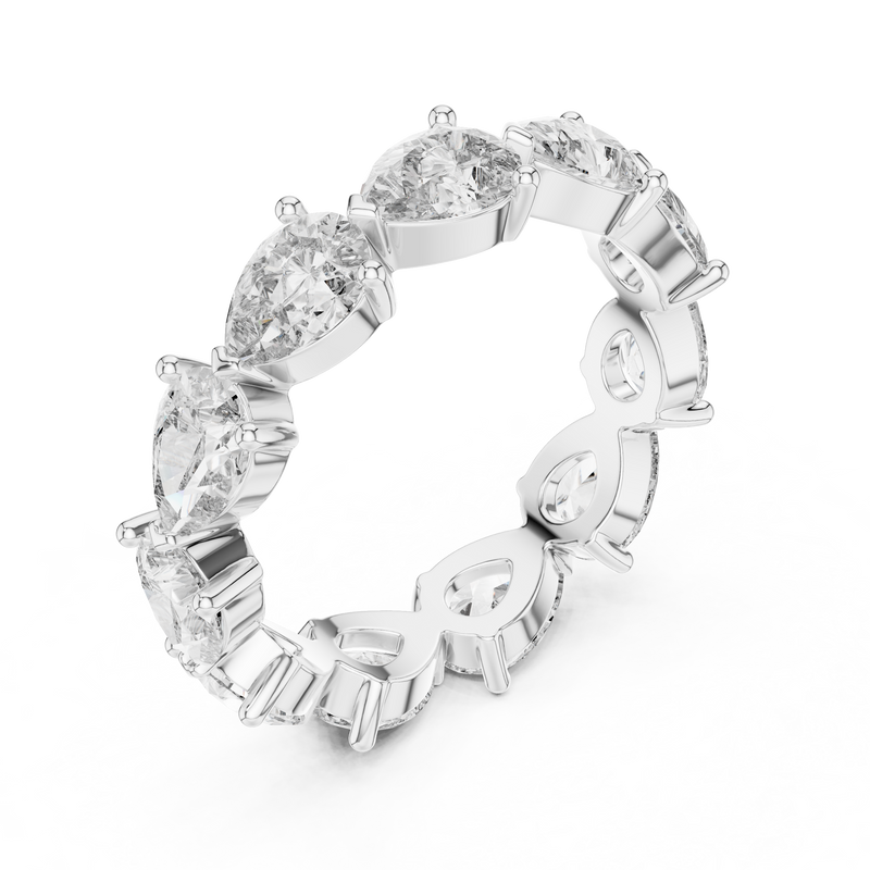 Ladies Ring DDLR-001@7 - White Gold - Image