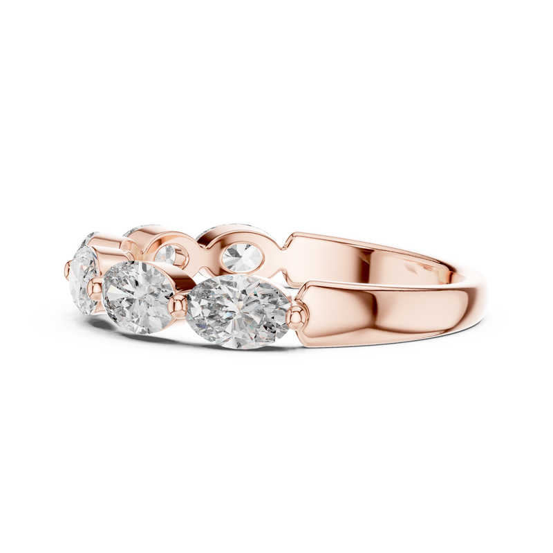 Ladies Ring DDLR-002@7 - Rose Gold - Image