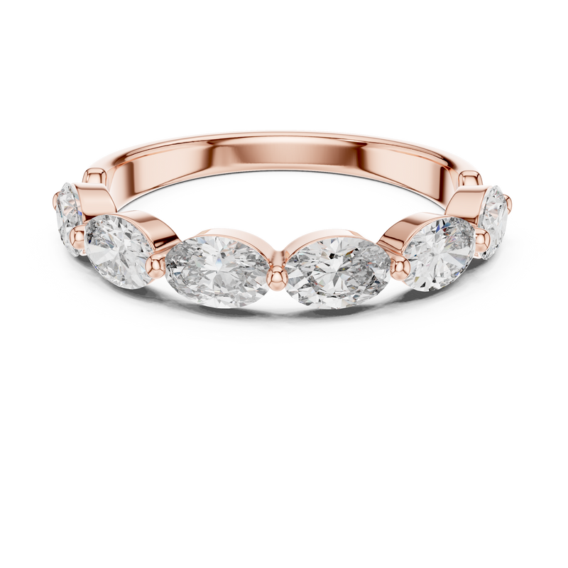 Ladies Ring DDLR-002@7 - Rose Gold - Image