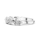Ladies Ring DDLR-002@7 - White Gold - Image