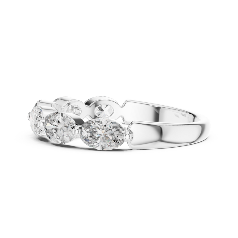 Ladies Ring DDLR-002@7 - White Gold - Image