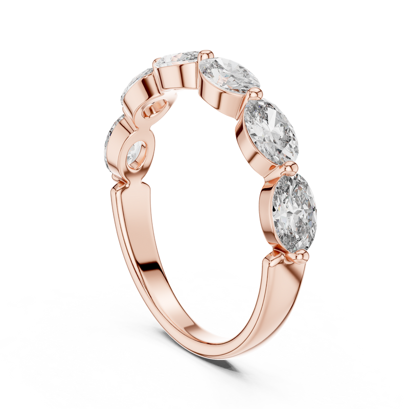 Ladies Ring DDLR-002@7 - Rose Gold - Image