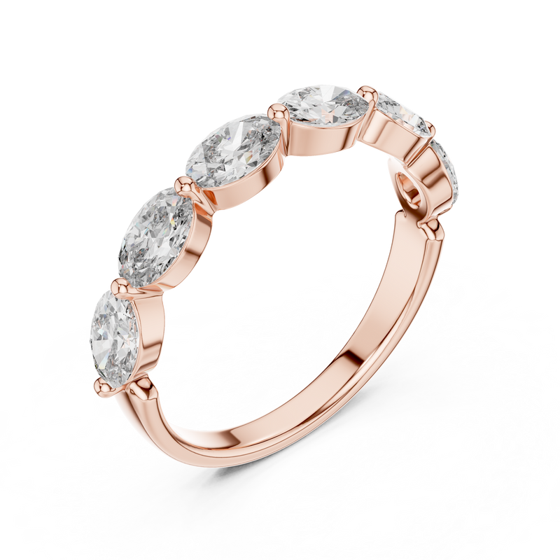 Ladies Ring DDLR-002@7 - Rose Gold - Image