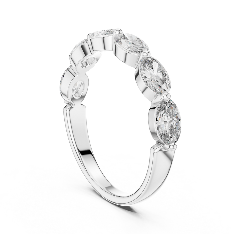 Ladies Ring DDLR-002@7 - White Gold - Image