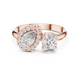 Ladies Ring DDLR-003@7 - Rose Gold - Image