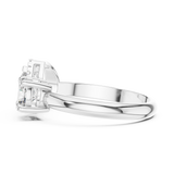 Ladies Ring DDLR-003@7 - White Gold - Image