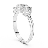 Ladies Ring DDLR-003@7 - White Gold - Image