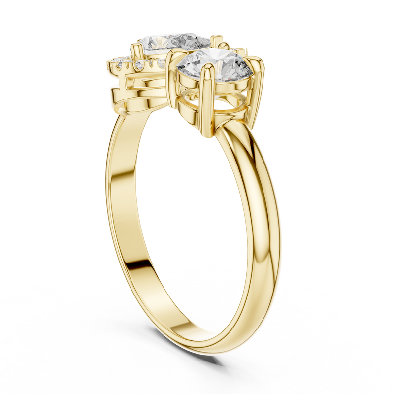 Ladies Ring DDLR-003@7 - Yellow Gold - Image