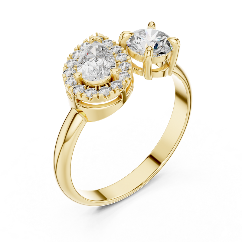 Ladies Ring DDLR-003@7 - Yellow Gold - Image