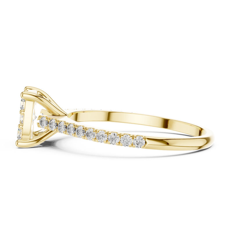 Ladies Ring DDLR-004@7 - Yellow Gold - Image