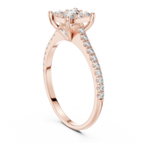Ladies Ring DDLR-004@7 - Rose Gold - Image