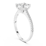 Ladies Ring DDLR-004@7 - White Gold - Image