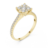 Ladies Ring DDLR-004@7 - Yellow Gold - Image
